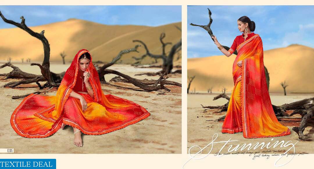 Verseces bindani Wholesale indian bandhani Saree